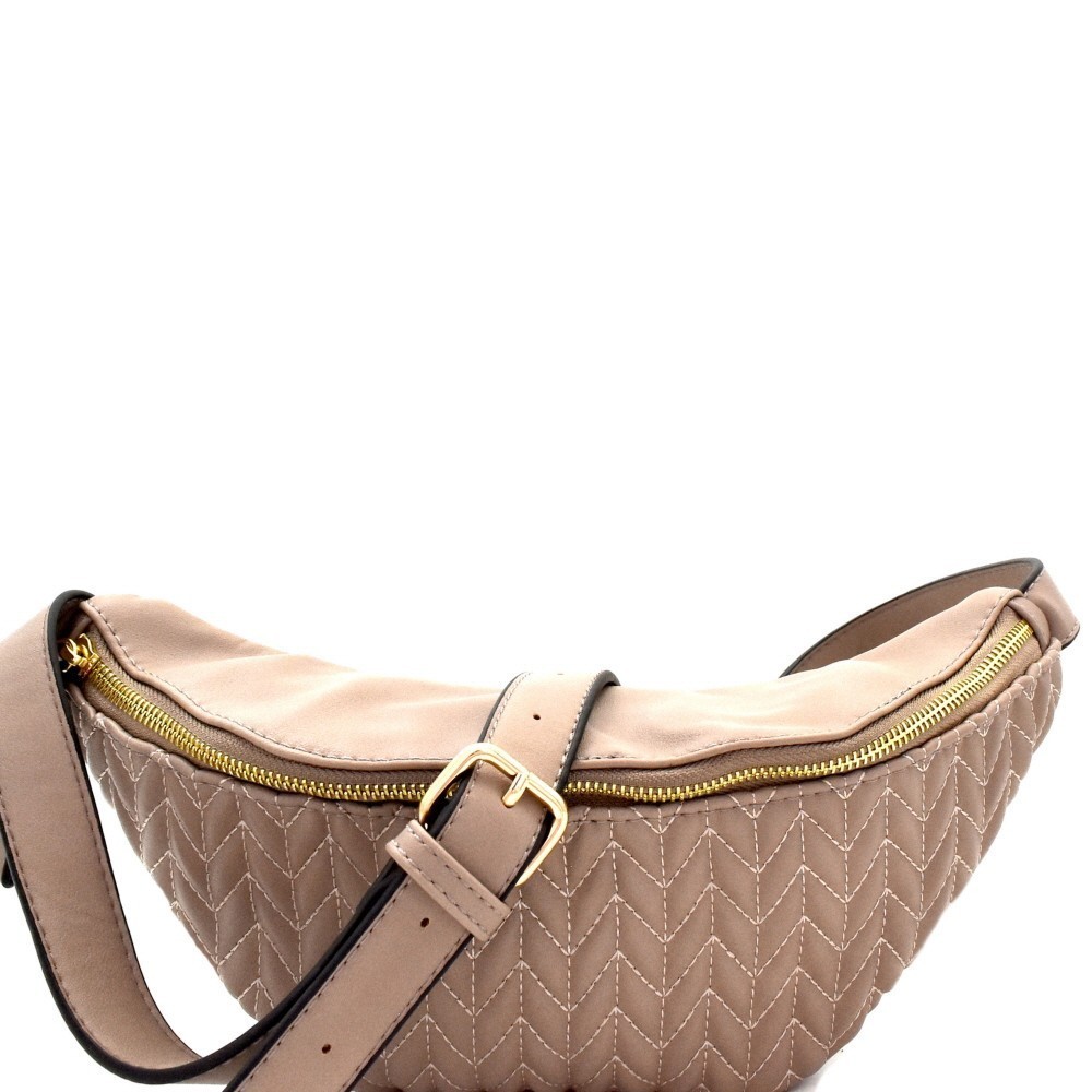 chevron quilted handbag